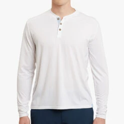 The SeaBreeze Henley | White -Fair Harbor Clothing Shop 20200118 FH Henley White 889 99392ecc 0af1 4918 bb36 c69e3b62527c