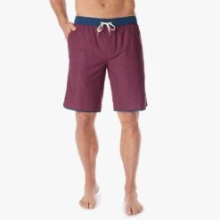 The Anchor | Nautical Red Wavy Geo -Fair Harbor Clothing Shop ACH0 613 Nautical Red Wavy Geo 03