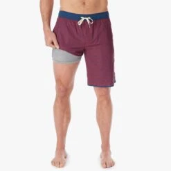 The Anchor | Nautical Red Wavy Geo -Fair Harbor Clothing Shop ACH0 613 Nautical Red Wavy Geo 04