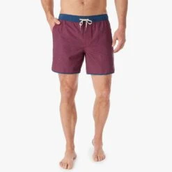 The Anchor | Nautical Red Wavy Geo -Fair Harbor Clothing Shop ACH6 613 Nautical Red Wavy Geo 03