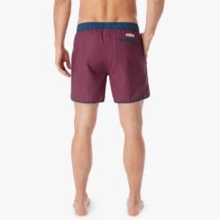 The Anchor | Nautical Red Wavy Geo -Fair Harbor Clothing Shop ACH6 613 Nautical Red Wavy Geo 06