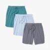The Anchor 8" (3-Pack) -Fair Harbor Clothing Shop AnchorSolid 3Pack Slate Seapine LightBlue