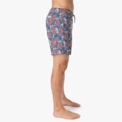 The Bayberry Trunk | Navy Crimson Leaves -Fair Harbor Clothing Shop BAY7 432 Navy Crimson Leaves ONFIG 003 653769b7 cf07 4380 a725 f61e78ff73e7