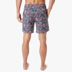 The Bayberry Trunk | Navy Crimson Leaves -Fair Harbor Clothing Shop BAY7 432 Navy Crimson Leaves ONFIG 004 fb9be897 87c7 48eb bb70 8ec8970e2c64