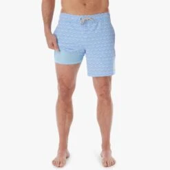 The Bayberry Trunk | 1Hotel Sky Blue Florida Palm -Fair Harbor Clothing Shop BAY7 459 Sky Blue Florida Palm 04