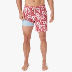 The Bayberry Trunk | Nautical Red Stamped Hibiscus -Fair Harbor Clothing Shop BAY7 630 Nautical Red Stamped Hibiscus ONFIG 002 2ba4582f 2d73 4aa3 9d74 55c2291727e8