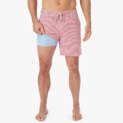 The Bayberry Trunk | Red Seersucker -Fair Harbor Clothing Shop BAY7 682 Red Seersucker ONFIG 002 620a7734 de9c 44db ad9e c7807d3a4767