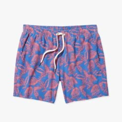 The Bungalow Trunk | Cobalt Neon Leaves