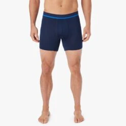The BreezeKnit Boxer Brief (4-Pack) -Fair Harbor Clothing Shop BZB1 400 NAVY ONFIG 001new2 2faab7c0 1ba6 46df a2a1 53469b01ffcc
