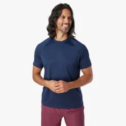 The BreezeKnit™ Tee | Dark Navy -Fair Harbor Clothing Shop BZT1 401 Dark Navy ONFIG 020 a772ec0a 654a 4128 8f56 6835febf5e58