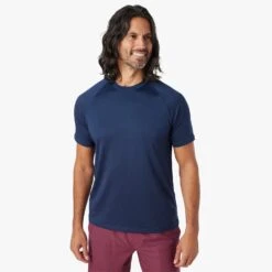 The BreezeKnit™ Tee | Dark Navy -Fair Harbor Clothing Shop BZT1 401 Dark Navy ONFIG 022 ce181013 bdca 4709 bd8b 197995f7acae