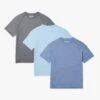 The BreezeKnit Tee (3-Pack) 2 The BreezeKnit Tee (3-Pack) -Fair Harbor Clothing Shop BreezeKnit 3Pack LightBlue Charcoal Navy
