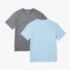 The BreezeKnit Tee (2-Pack) -Fair Harbor Clothing Shop BreezeKnitTee 2Pack Charcoal LightBlue