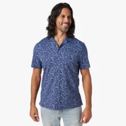 The Casablanca Shirt (2-Pack) -Fair Harbor Clothing Shop CAS2 406 Blue Night ONFIG 002 d4b6e014 9208 4b05 96ac 7af2e6a00165