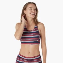 The Corliss Sports Bra | Nautical Stripe -Fair Harbor Clothing Shop CLB1 496 Nautical Stripe ONFIG 002 7571af89 3936 423a 98a1 37a087e7454a