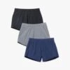 Corliss Short 5" (3-Pack) -Fair Harbor Clothing Shop Corliss 3Pack Black Slate Navy
