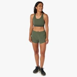 The Corliss Sports Bra | Thyme Colorblock -Fair Harbor Clothing Shop F22 CORLISSBRA GREEN ON FIG 0012 b2adcae5 97d6 43d4 aff0 6b68fd0839bb
