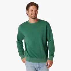 Saltaire Crewneck (2-Pack) -Fair Harbor Clothing Shop F22 SALTAIRECREWNECK COASTALGREEN ON FIG 0183 46c4e0df 262a 4a89 b95a 2d39fbbe59df