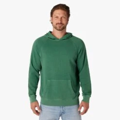 The Vintage-Wash Saltaire Hoodie | Coastal Green -Fair Harbor Clothing Shop F22 SALTAIREHOODIE COASTALGREEN ON FIG 0075 1b63e36c bc16 4ba3 a96e ee35f7fb9133