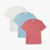 The Kismet Tee (3-Pack) -Fair Harbor Clothing Shop Kismet 3Pack White FadedDenim Red
