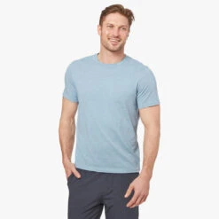 The Kismet Tee (2-Pack) -Fair Harbor Clothing Shop Kismet FadedDenim 1341 8c3204a7 785a 439e 9642 f0d9ded400d0