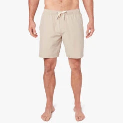 The One Short | Khaki -Fair Harbor Clothing Shop OF Mens OneShort Khaki Front 002 ef8abe20 6bac 4b99 af7c af715b482857