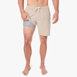 The One Short | Khaki -Fair Harbor Clothing Shop OF Mens OneShort Khaki Liner 016 0d406cb5 3e11 4475 a659 a535d75fa39e