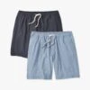 The One Short (2-Pack) -Fair Harbor Clothing Shop OneShort 2Pack Blue Navy