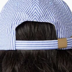 The Shoreline Classic Hat | Light Blue Seersucker -Fair Harbor Clothing Shop SCH1 449 Light Blue Seersucker ONFIG 002 a6504bc7 0a91 4818 a4bd 678d11f280f3
