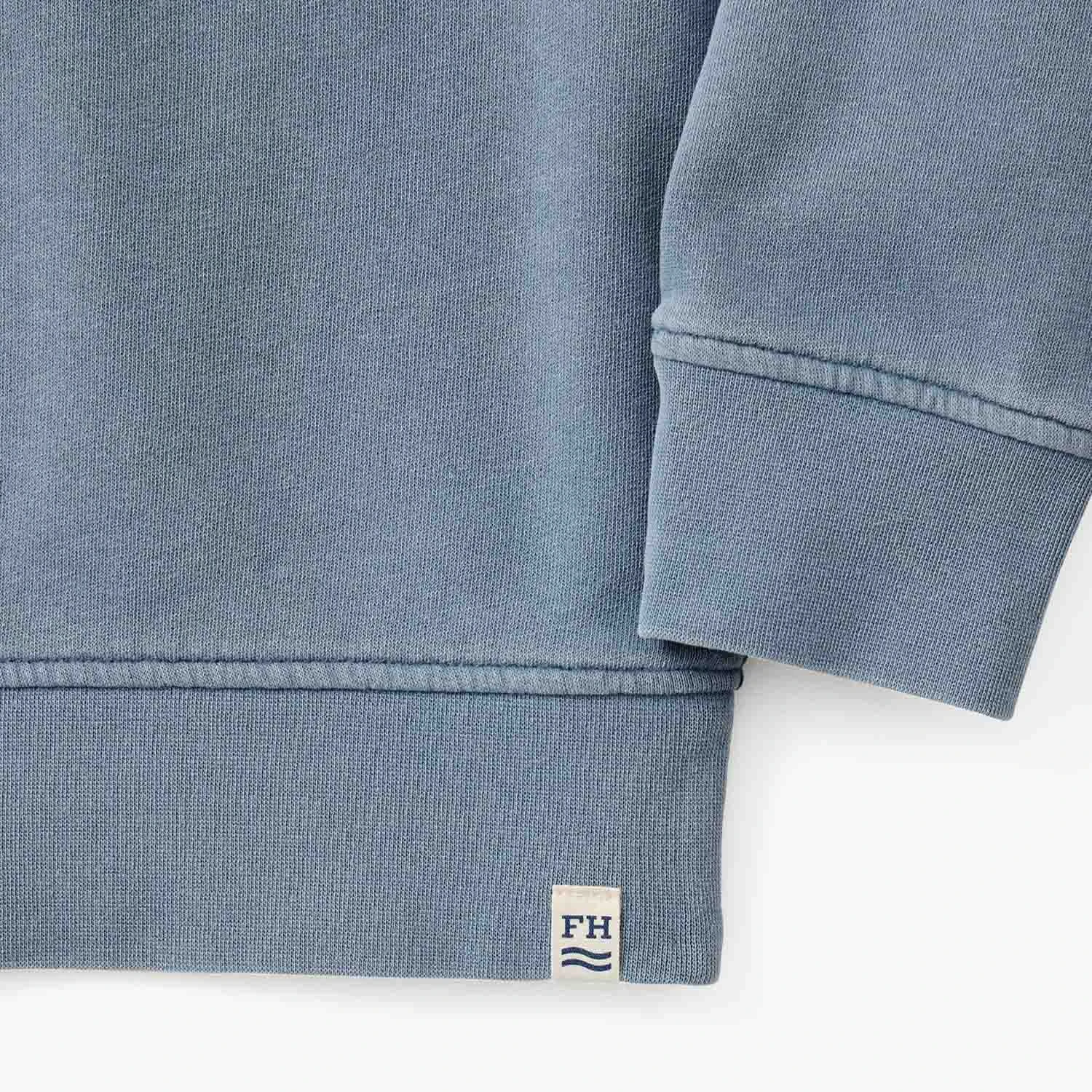 The Vintage-Wash Saltaire Crewneck | Slate 10 The Vintage-Wash Saltaire Crewneck | Slate - Image 8