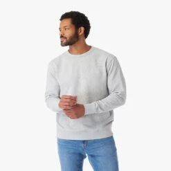 Saltaire Crewneck (3-Pack) -Fair Harbor Clothing Shop SCN2 023 HEATHER GREY ONFIG 002 e229880a a4d3 4a0b 8004 036b1dfc5b0a