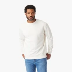 The Vintage-Wash Saltaire Crewneck | Ivory -Fair Harbor Clothing Shop SCN2 121 IVORY ONFIG 002 61bdcdb7 902b 4517 952d 3ca8bd528180