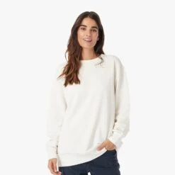 The Vintage-Wash Saltaire Crewneck | Ivory -Fair Harbor Clothing Shop SCN2 121 IVORY ONFIG WOMEN 001 528ccab0 2a7d 4745 a82e 772cc06ea54e