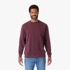 The Vintage-Wash Saltaire Crewneck | Burgundy -Fair Harbor Clothing Shop SCN2 602 BURGUNDY ONFIG 001 f3aacfd0 c146 4e53 bf6d ef0a3b192792