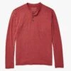 The SeaBreeze Henley | Washed Red -Fair Harbor Clothing Shop SEABREEZE HENLEY RED 001 REVISED 443ae656 6730 4a12 9f64 a7af6be92c9e