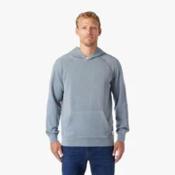 The Vintage-Wash Saltaire Hoodie | Slate -Fair Harbor Clothing Shop SHO1 015 SLATE ONFIG 001 5e5e0e16 2e61 4c5e a435 8d0dc56feaaa