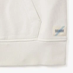 The Vintage-Wash Saltaire Hoodie | Ivory -Fair Harbor Clothing Shop SHO1 121 IVORY FLAT 003 b9be8144 1a62 4fc0 854c fcf072edf822