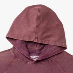 The Vintage-Wash Saltaire Hoodie | Burgundy -Fair Harbor Clothing Shop SHO1 602 BURGUNDY FLAT 002 bd4cea58 57e0 483e 9f95 7bc6d768fddd