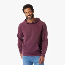 The Vintage-Wash Saltaire Hoodie | Burgundy -Fair Harbor Clothing Shop SHO1 602 BURGUNDY ONFIG 021 9b2acaf3 1884 4f00 a525 9f180753904e