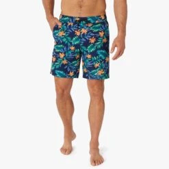 The Ozone 8" (2-Pack) -Fair Harbor Clothing Shop SP23 D1 OZONE BLUEPALMS ON FIG 1838 c1ebb1df 088a 4b44 b190 8d553a086405