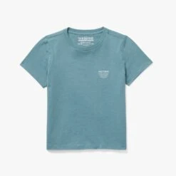 Kids Kismet Printed Tee | Green Seas The Day