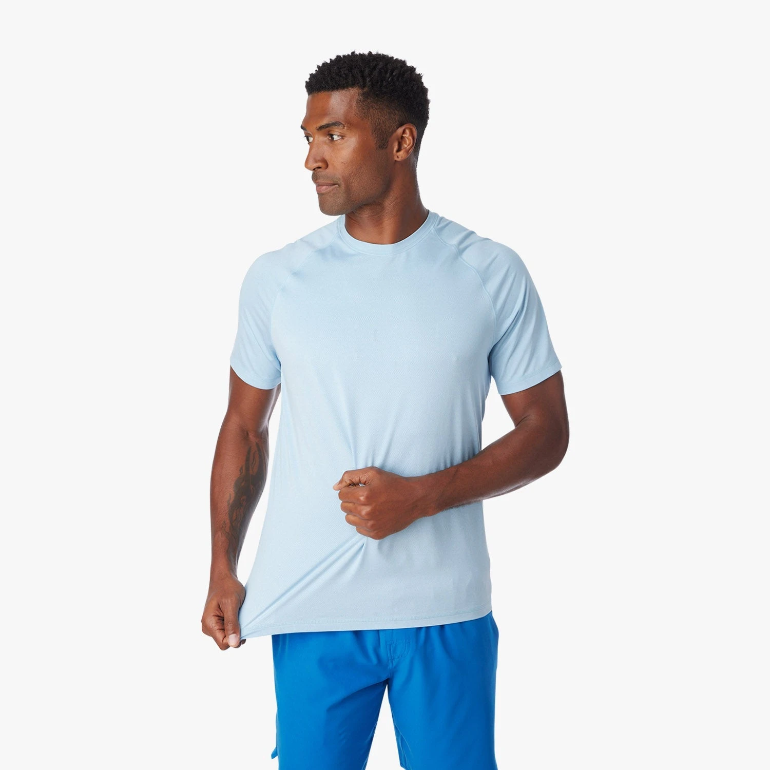 The BreezeKnit™ Tee | Light Blue 6 The BreezeKnit™ Tee | Light Blue - Image 4