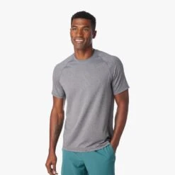 The BreezeKnit™ Tee | Charcoal -Fair Harbor Clothing Shop SP23 ON FIG BREEZEKNIT HEATHER CHARCOAL 010 ed55e74e bec4 478b ae5e 9fbae148180f