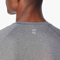 The BreezeKnit™ Tee | Charcoal -Fair Harbor Clothing Shop SP23 ON FIG BREEZEKNIT HEATHER CHARCOAL 064 fb1fe8c3 e781 4061 ba5a 4964d77e0955