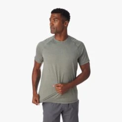 The BreezeKnit™ Tee | Thyme -Fair Harbor Clothing Shop SP23 ON FIG BREEZEKNIT HEATHER DARK GREEN 043 ef18661f 207d 4ef8 a9a4 d6bba519fa71