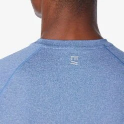 The BreezeKnit™ Tee | Navy 12 The BreezeKnit™ Tee | Navy -Fair Harbor Clothing Shop SP23 ON FIG BREEZEKNIT HEATHER NAVY 041 8dbdb959 7660 40af b02d 2ceece14626b