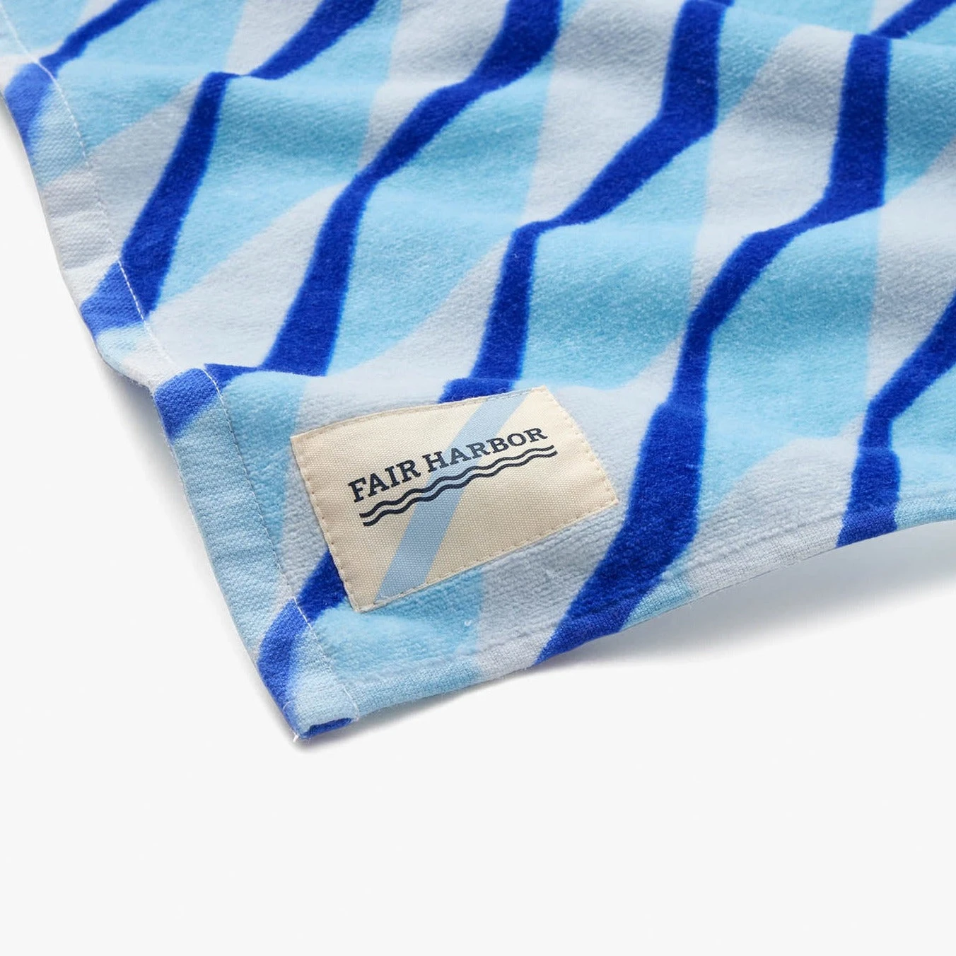 The FH Organic Beach Towel | Blue Seabay 4 The FH Organic Beach Towel | Blue Seabay - Image 2