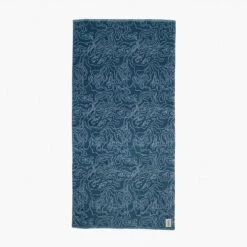 The FH Organic Beach Towel | Blue Topo