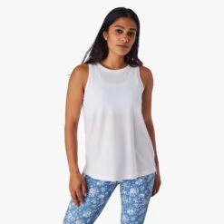 The SeaBreeze Tank Top | White -Fair Harbor Clothing Shop SS22009 SP22 instudio photo Look21 SBT12 100 040 9dd56644 78a1 4360 a730 574d5277e9b3