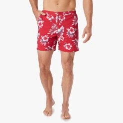The Sextant Trunk | Red Hibiscus -Fair Harbor Clothing Shop SXT6 622 Red Hibiscus ONFIG 001 b25114ed 3202 4bdf a780 1c93908ca66d